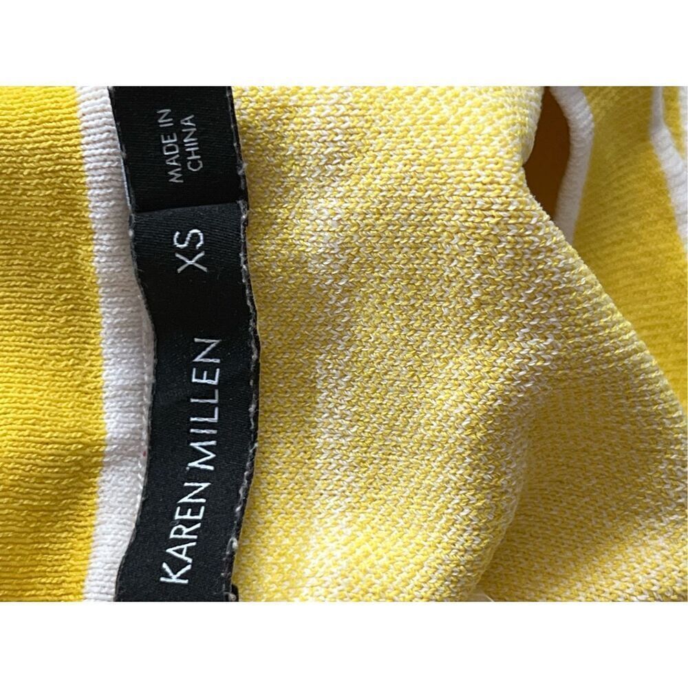 Karen Millen striped crewneck sweater sz xs - Picture 8 of 8